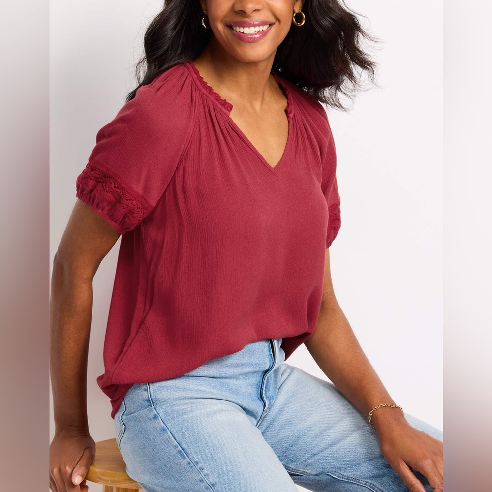 Jacqui Crochet Top
